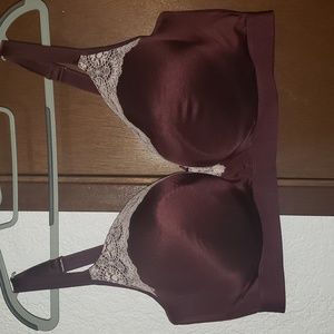 Cacique Modern lightly lined balconet longline ornate lace bra 42DD